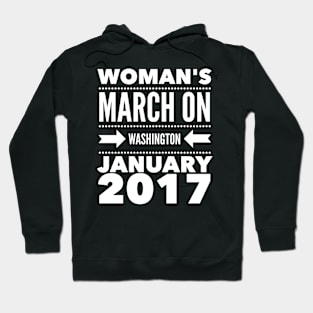 Woman's March On Hoodie